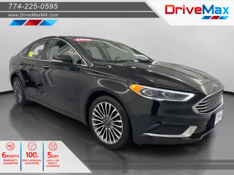Black 2018 Ford Fusion SE Sedan 4D for sale in West Bridgewater, MA
