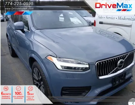 Blue 2022 Volvo XC90 T6 Momentum Sport Utility 4D for sale in West Bridgewater, MA