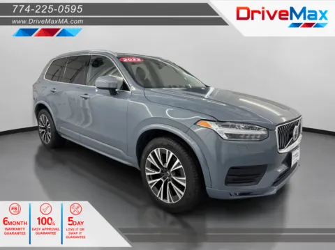 Blue 2022 Volvo XC90 T6 Momentum Sport Utility 4D for sale in West Bridgewater, MA