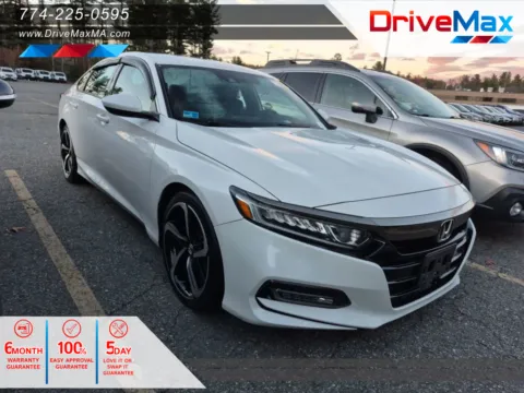 White 2018 Honda Accord Sport Sedan 4D for sale in West Bridgewater, MA