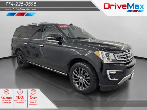 Black 2019 Ford Expedition MAX Limited Sport Utility 4D for sale in West Bridgewater, MA