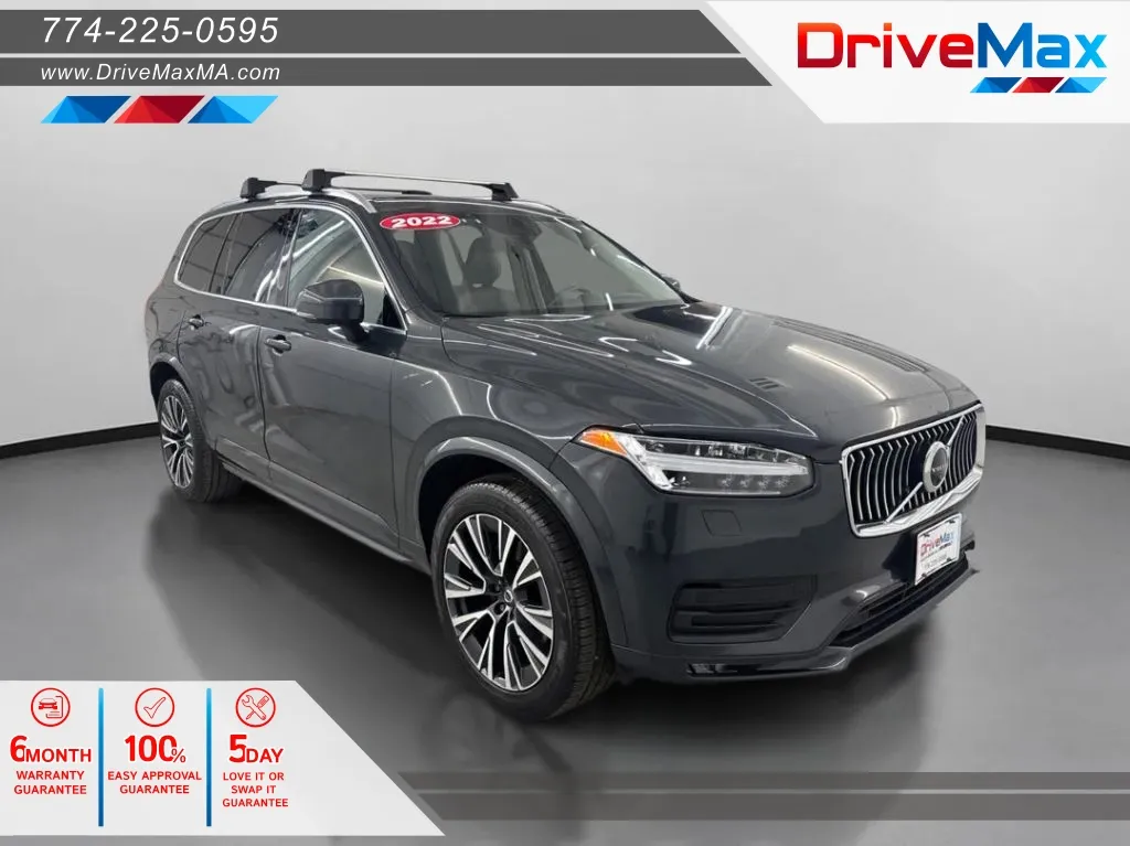 Gray 2022 Volvo XC90 T5 Momentum Sport Utility 4D for sale in West Bridgewater, MA