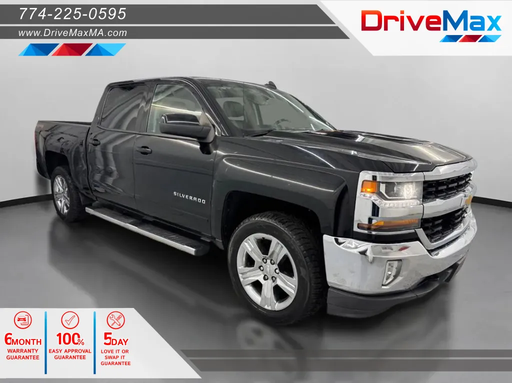 Red 2016 Chevrolet Silverado 1500 Crew Cab LT Pickup 4D 5 3/4 ft for sale in West Bridgewater, MA