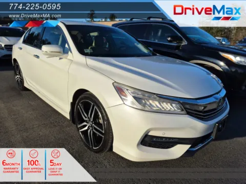 White 2017 Honda Accord Touring Sedan 4D for sale in West Bridgewater, MA