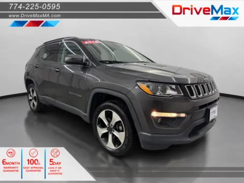 Gray 2018 Jeep Compass Latitude Sport Utility 4D for sale in West Bridgewater, MA