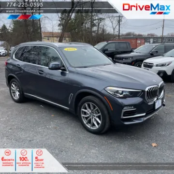 Blue 2021 BMW X5 xDrive40i Sport Utility 4D for sale in West Bridgewater, MA