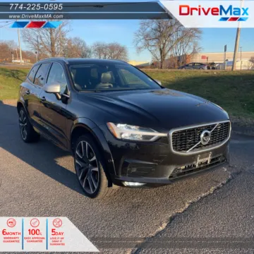 Black 2018 Volvo XC60 T5 R-Design Sport Utility 4D for sale in West Bridgewater, MA