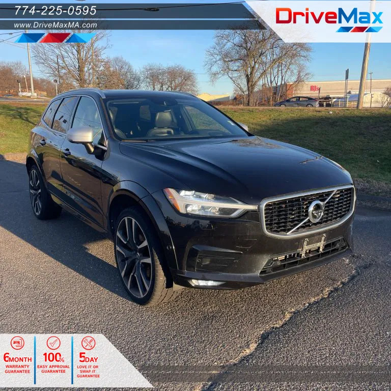 Black 2018 Volvo XC60 T5 R-Design Sport Utility 4D for sale in West Bridgewater, MA