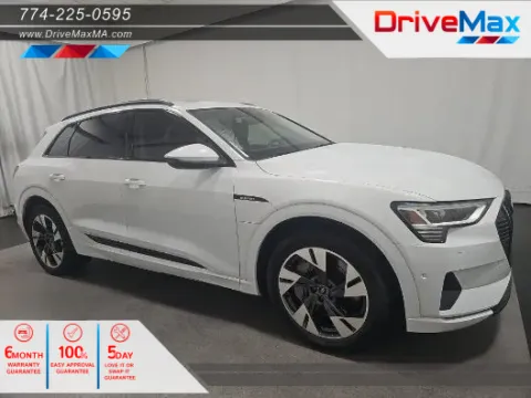 White 2022 Audi e-tron Premium Sport Utility 4D for sale in West Bridgewater, MA
