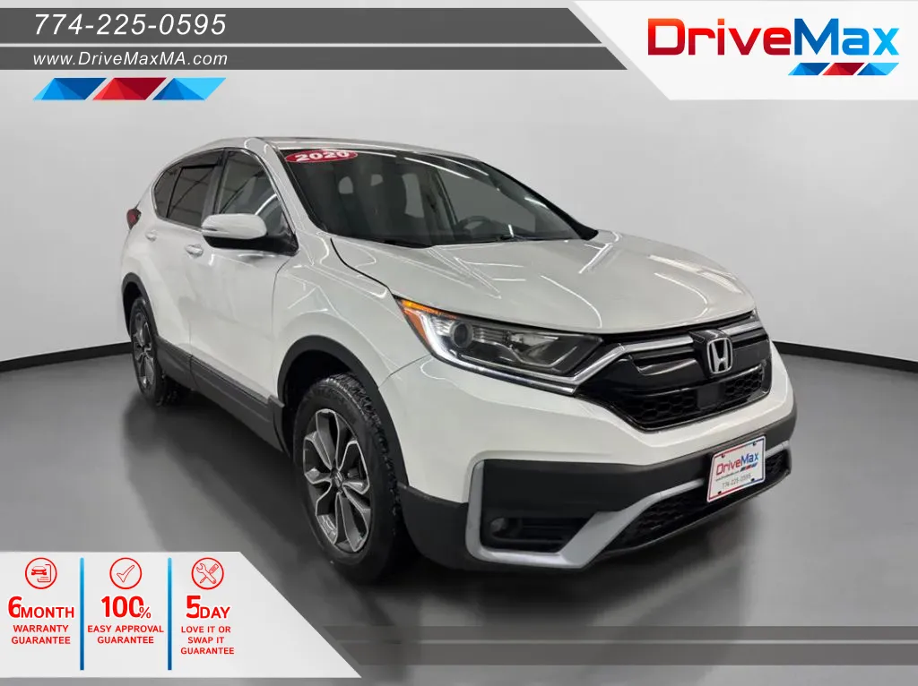 White 2020 Honda CR-V EX Sport Utility 4D for sale in West Bridgewater, MA