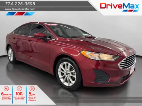 Red 2019 Ford Fusion SE Sedan 4D for sale in West Bridgewater, MA