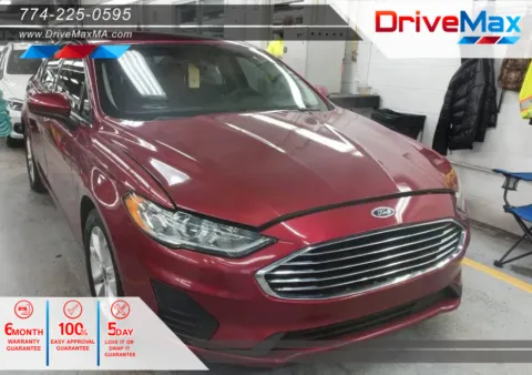 Red 2019 Ford Fusion SE Sedan 4D for sale in West Bridgewater, MA