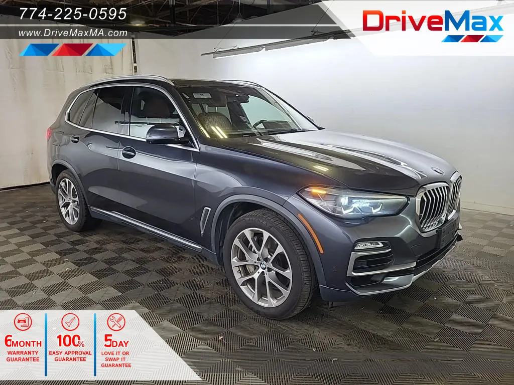 Gray 2019 BMW X5 xDrive50i Sport Utility 4D for sale in West Bridgewater, MA