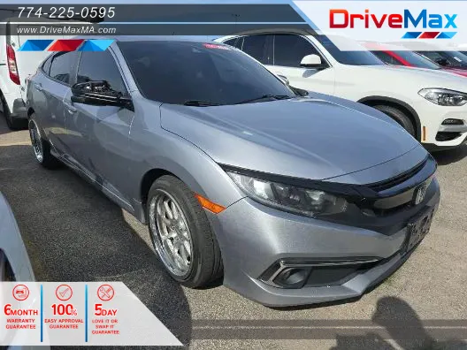 Black 2020 Honda Civic EX Sedan 4D for sale in West Bridgewater, MA