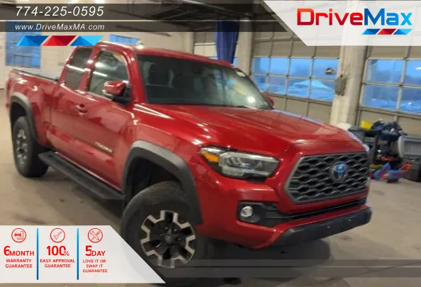 Red 2020 Toyota Tacoma Access Cab TRD Off-Road Pickup 4D 6 ft for sale in West Bridgewater, MA