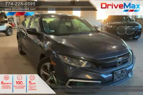Blue 2019 Honda Civic LX Sedan 4D for sale in West Bridgewater, MA
