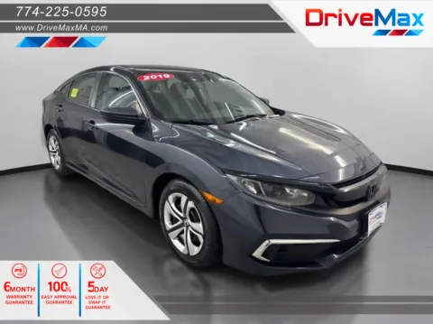 Blue 2019 Honda Civic LX Sedan 4D for sale in West Bridgewater, MA