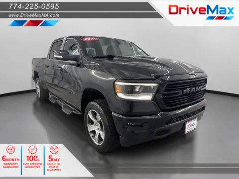 Black 2020 Ram 1500 Crew Cab Rebel Pickup 4D 5 1/2 ft for sale in West Bridgewater, MA