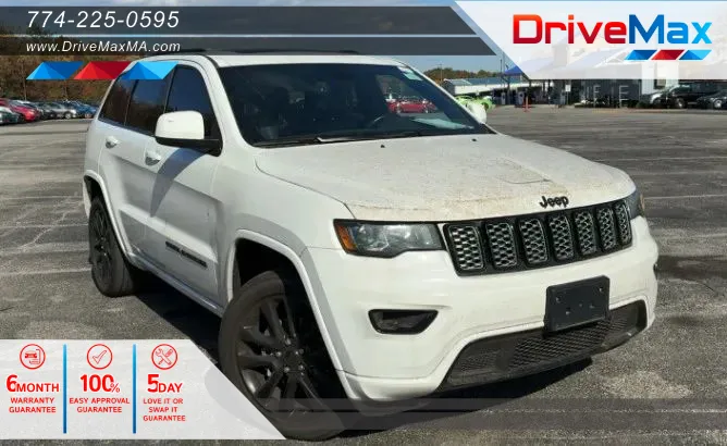 White 2020 Jeep Grand Cherokee Altitude Sport Utility 4D for sale in West Bridgewater, MA