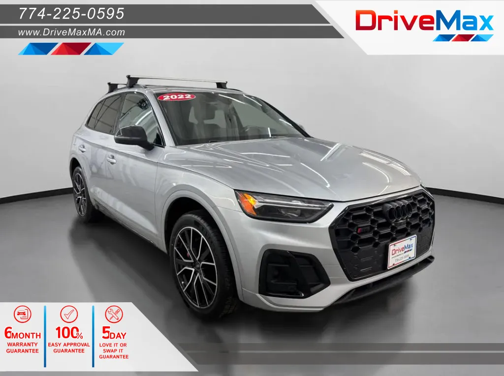 Silver 2022 Audi SQ5 Premium Plus Sport Utility 4D for sale in West Bridgewater, MA