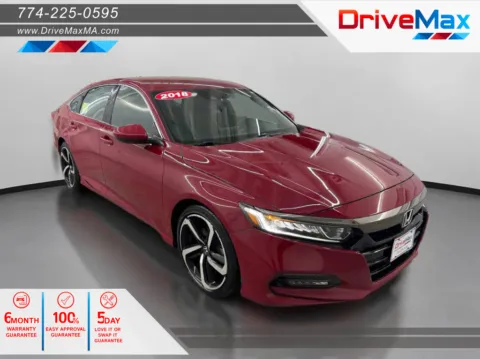 Red 2018 Honda Accord Sport Sedan 4D for sale in West Bridgewater, MA
