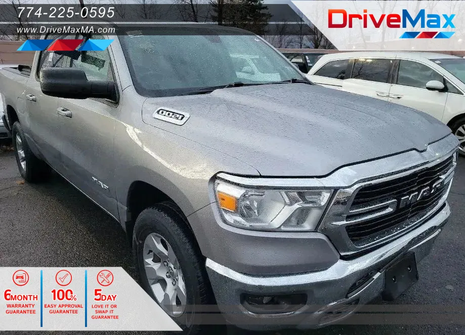 Silver 2020 Ram 1500 Crew Cab Big Horn Pickup 4D 5 1/2 ft for sale in West Bridgewater, MA