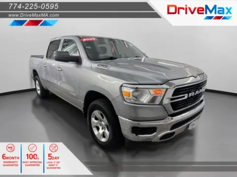 Silver 2020 Ram 1500 Crew Cab Big Horn Pickup 4D 5 1/2 ft for sale in West Bridgewater, MA