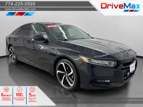 Black 2018 Honda Accord EX-L Sedan 4D for sale in West Bridgewater, MA