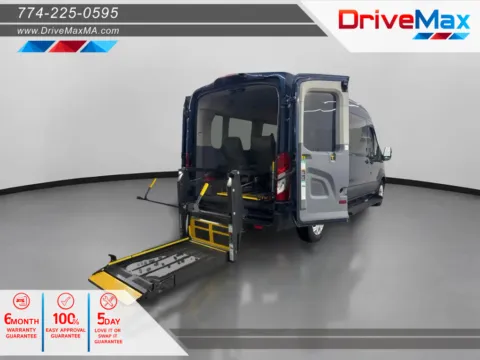 Blue 2019 Ford Transit 350 Wagon XL w/Medium Roof w/Sliding Side Door Van 3D for sale in West Bridgewater, MA