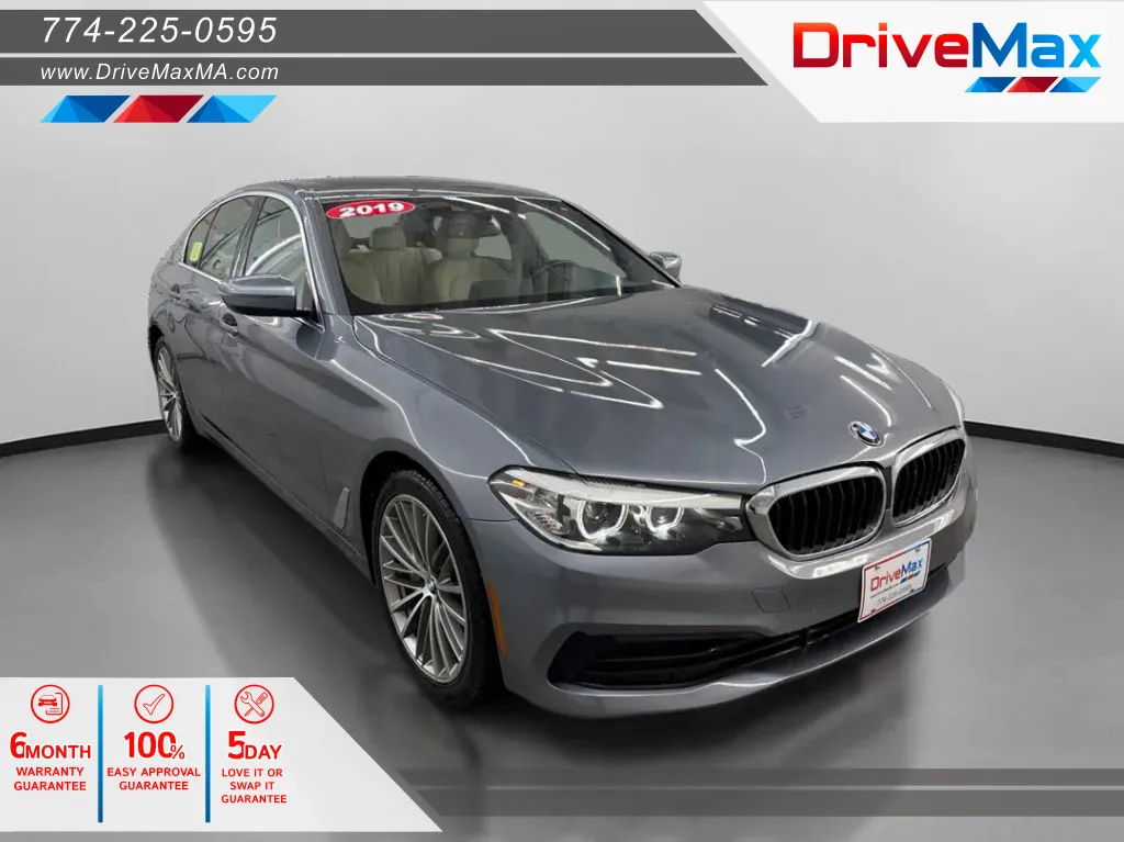 Gray 2019 BMW 5 Series 530i Sedan 4D for sale in West Bridgewater, MA