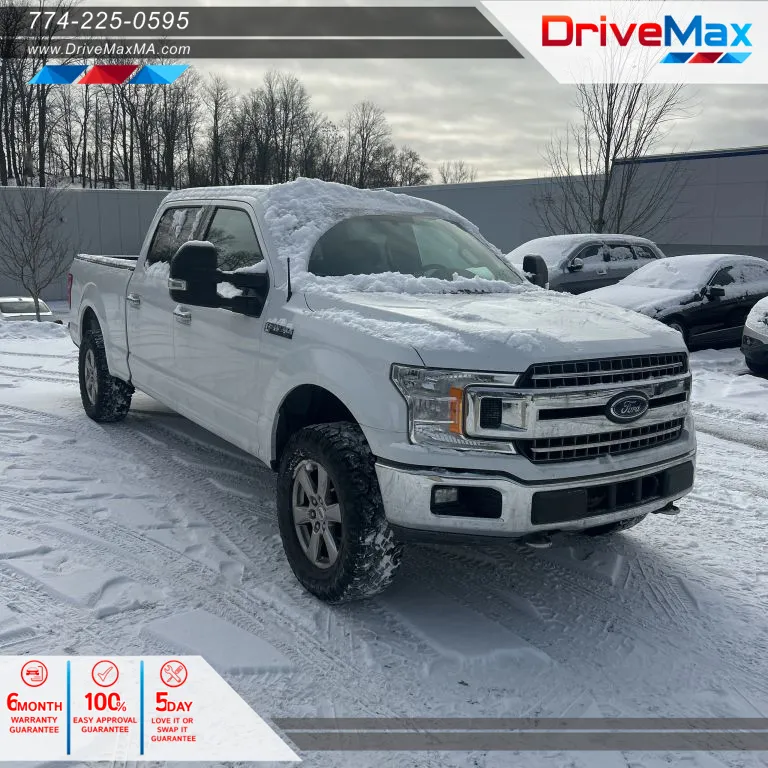 White 2018 Ford F-150 SuperCrew Cab XLT Pickup 4D 6 1/2 ft for sale in West Bridgewater, MA