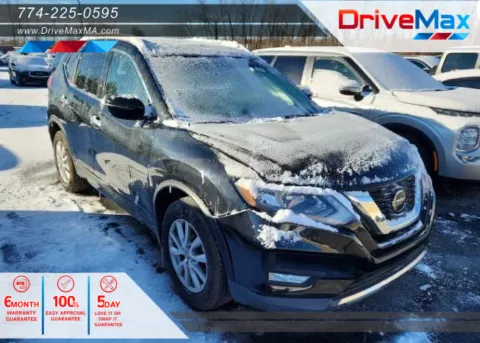 Black 2018 Nissan Rogue SV Sport Utility 4D for sale in West Bridgewater, MA