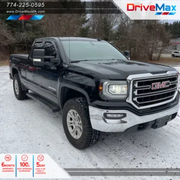 Black 2017 GMC Sierra 1500 Double Cab SLE Pickup 4D 6 1/2 ft for sale in West Bridgewater, MA