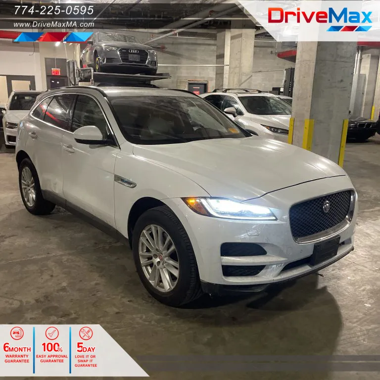 White 2017 Jaguar F-PACE 35t Prestige Sport Utility 4D for sale in West Bridgewater, MA