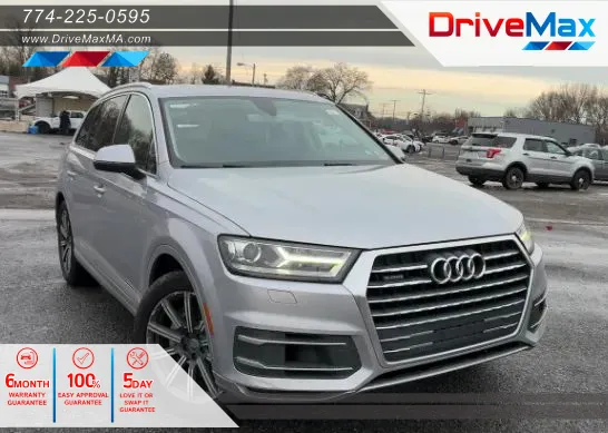 Silver 2017 Audi Q7 3.0T Premium Plus Sport Utility 4D for sale in West Bridgewater, MA