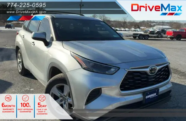 Silver 2022 Toyota Highlander L Sport Utility 4D for sale in West Bridgewater, MA