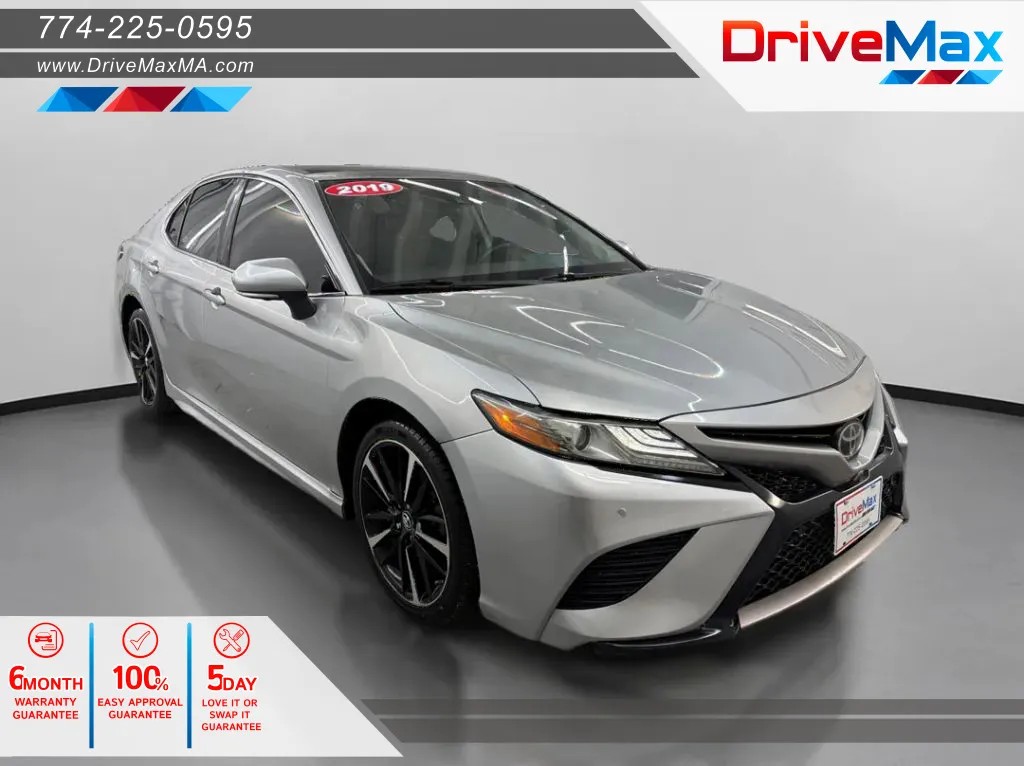 Silver 2019 Toyota Camry XSE Sedan 4D for sale in West Bridgewater, MA