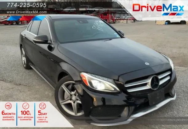 Black 2017 Mercedes-Benz C-Class C 300 4MATIC Sedan 4D for sale in West Bridgewater, MA
