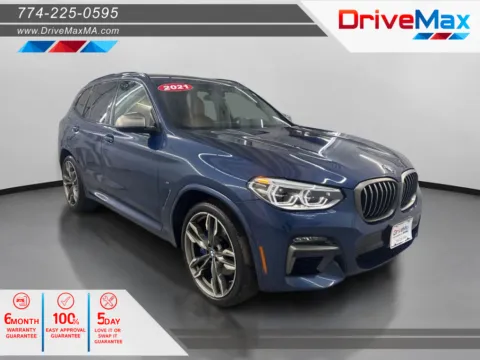 Blue 2021 BMW X3 M40i Sport Utility 4D for sale in West Bridgewater, MA