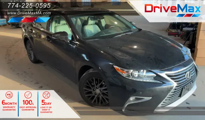 Black 2018 Lexus ES 350 Sedan 4D for sale in West Bridgewater, MA