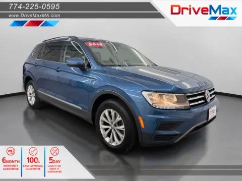 Blue 2018 Volkswagen Tiguan 2.0T SE Sport Utility 4D for sale in West Bridgewater, MA