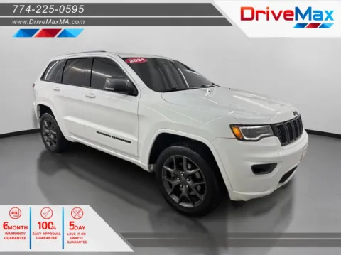 White 2021 Jeep Grand Cherokee 80th Edition Sport Utility 4D for sale in West Bridgewater, MA