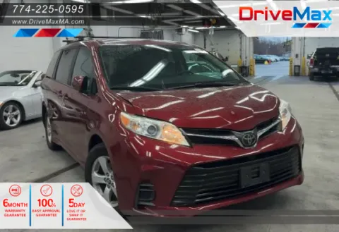 Red 2020 Toyota Sienna LE Minivan 4D for sale in West Bridgewater, MA