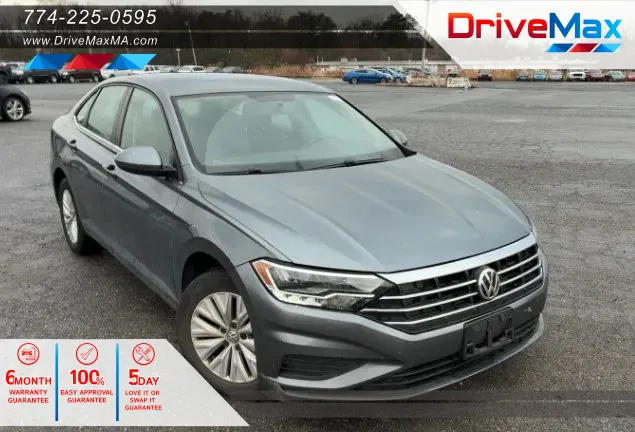 Blue 2019 Volkswagen Jetta 1.4T S Sedan 4D for sale in West Bridgewater, MA