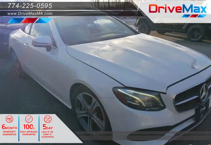White 2018 Mercedes-Benz E-Class E 400 Cabriolet 2D for sale in West Bridgewater, MA
