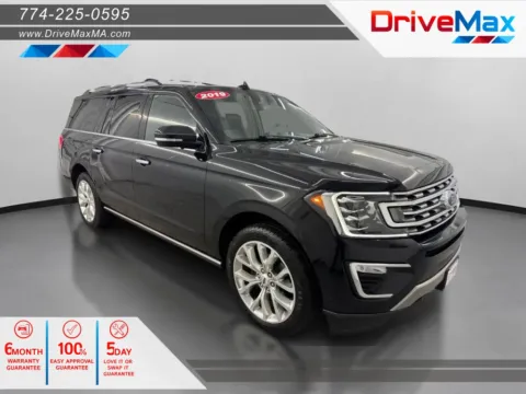 Black 2019 Ford Expedition MAX Limited Sport Utility 4D for sale in West Bridgewater, MA