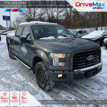 Gray 2017 Ford F-150 SuperCrew Cab XLT Pickup 4D 5 1/2 ft for sale in West Bridgewater, MA