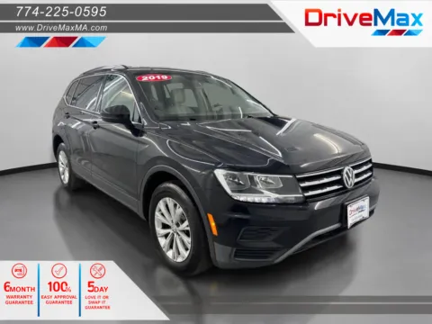Black 2019 Volkswagen Tiguan 2.0T SE 4MOTION Sport Utility 4D for sale in West Bridgewater, MA