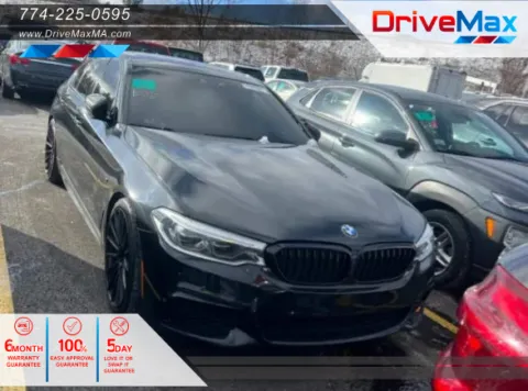 Black 2018 BMW 5 Series M550i xDrive Sedan 4D for sale in West Bridgewater, MA