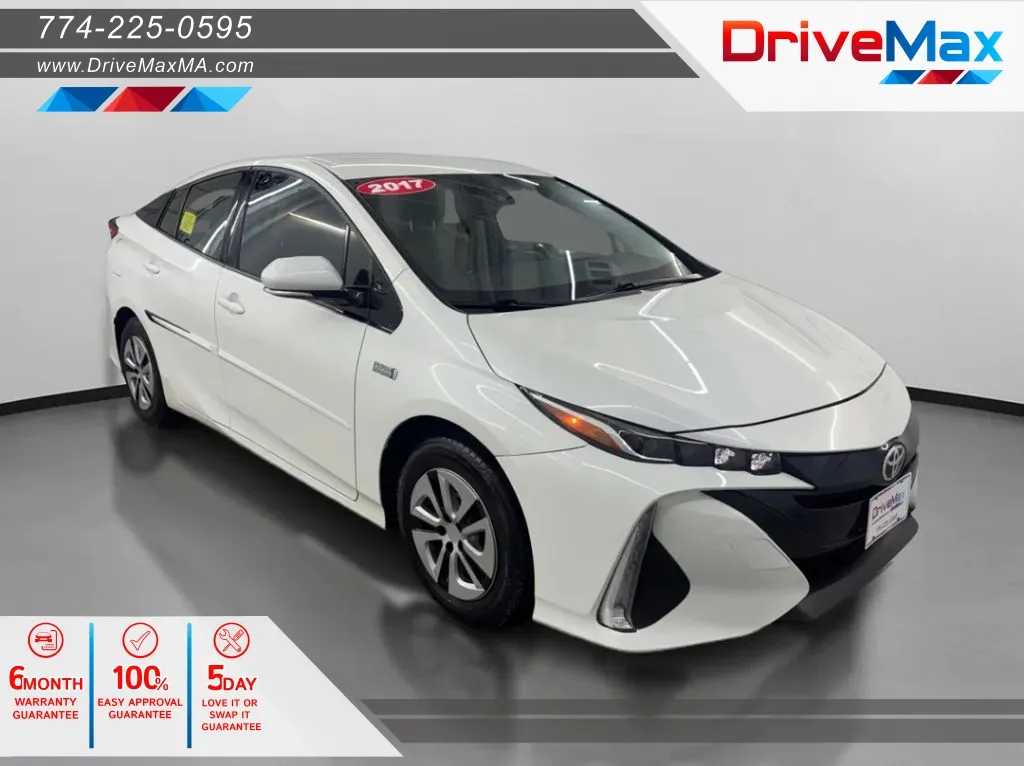 White 2017 Toyota Prius Prime Premium Hatchback 4D for sale in West Bridgewater, MA